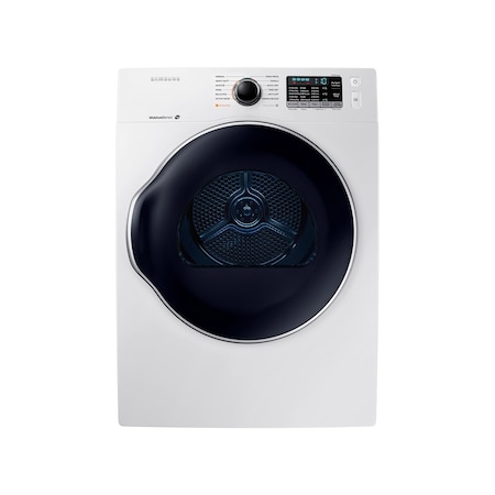 Samsung 24-inch Compact Front Load Electric Dryer with 4.0 cu. ft. Capacity and Smart Sensor Dry DV22K6800EW